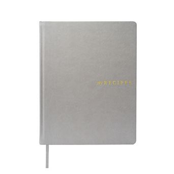 Rileys & Co Recipe Book Grey 8.5x11 in Blank Journal Notebook