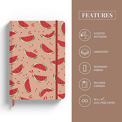 Rileys & Co Watermelon Scented Notebook 8x6in 240 Pages