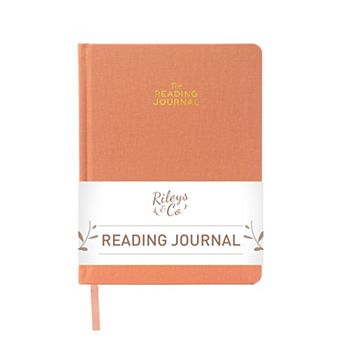 Rileys & Co Peach Reading Journal Review Log Tracker