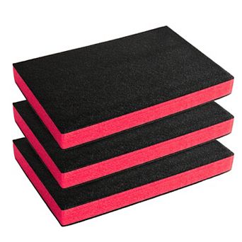 Precision Defined Tool Box Foam 16 in 4 pk Black Red