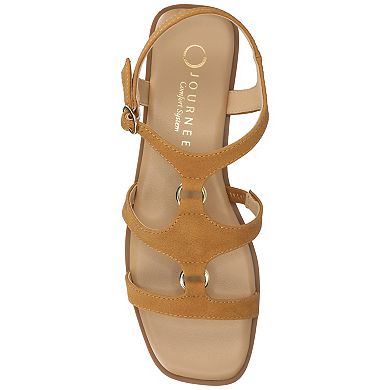Journee Briley Women's Ankle Strap Sandals
