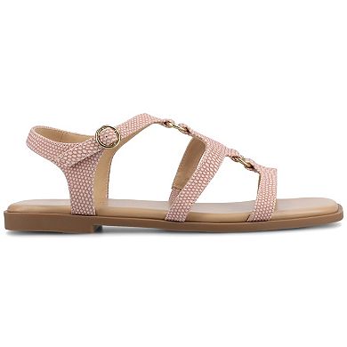 Journee Briley Women's Ankle Strap Sandals