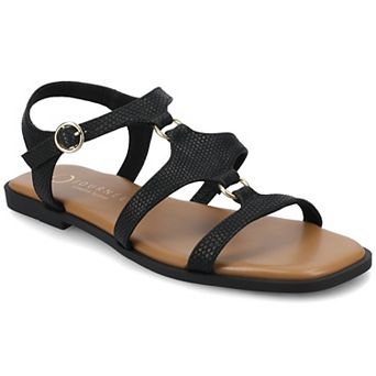 Journee Briley Women's Ankle Strap Sandals