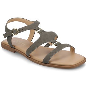 Journee Briley Women's Ankle Strap Sandals