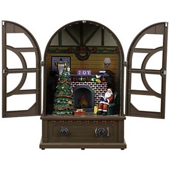 Northlight 12.5-Inch LED Lighted Musical Retro Radio Christmas Decoration