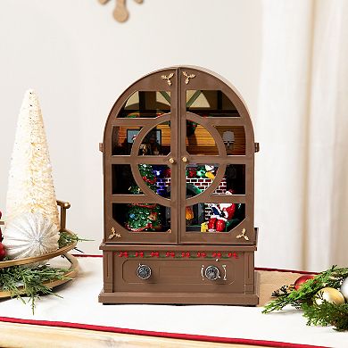 Northlight 12.5-Inch LED Lighted Musical Retro Radio Christmas Decoration