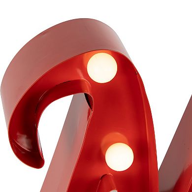 Northlight Lighted "Merry" Christmas Decoration 20.5-Inch Floor Décor