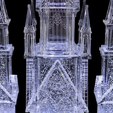 Northlight LED Lighted Winter Church Acrylic Christmas Decoration 17.5-Inch Table Decor