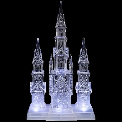 Northlight LED Lighted Winter Church Acrylic Christmas Decoration 17.5-Inch Table Decor