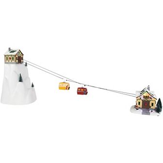 Northlight Animated & Musical Trolley Car Ride Christmas Village Display