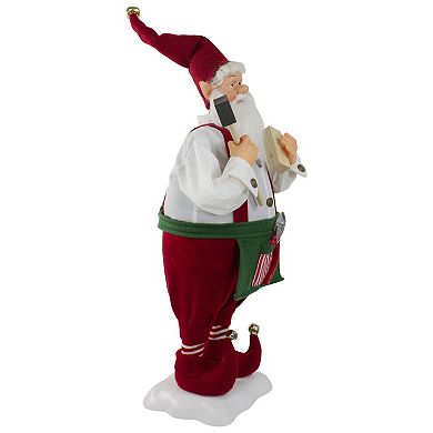Northlight 24-Inch Santa's Workshop Elf Animated Standing Christmas Figure