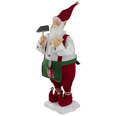 Northlight 24-Inch Santa's Workshop Elf Animated Standing Christmas Figure