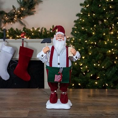Northlight 24-Inch Santa's Workshop Elf Animated Standing Christmas Figure