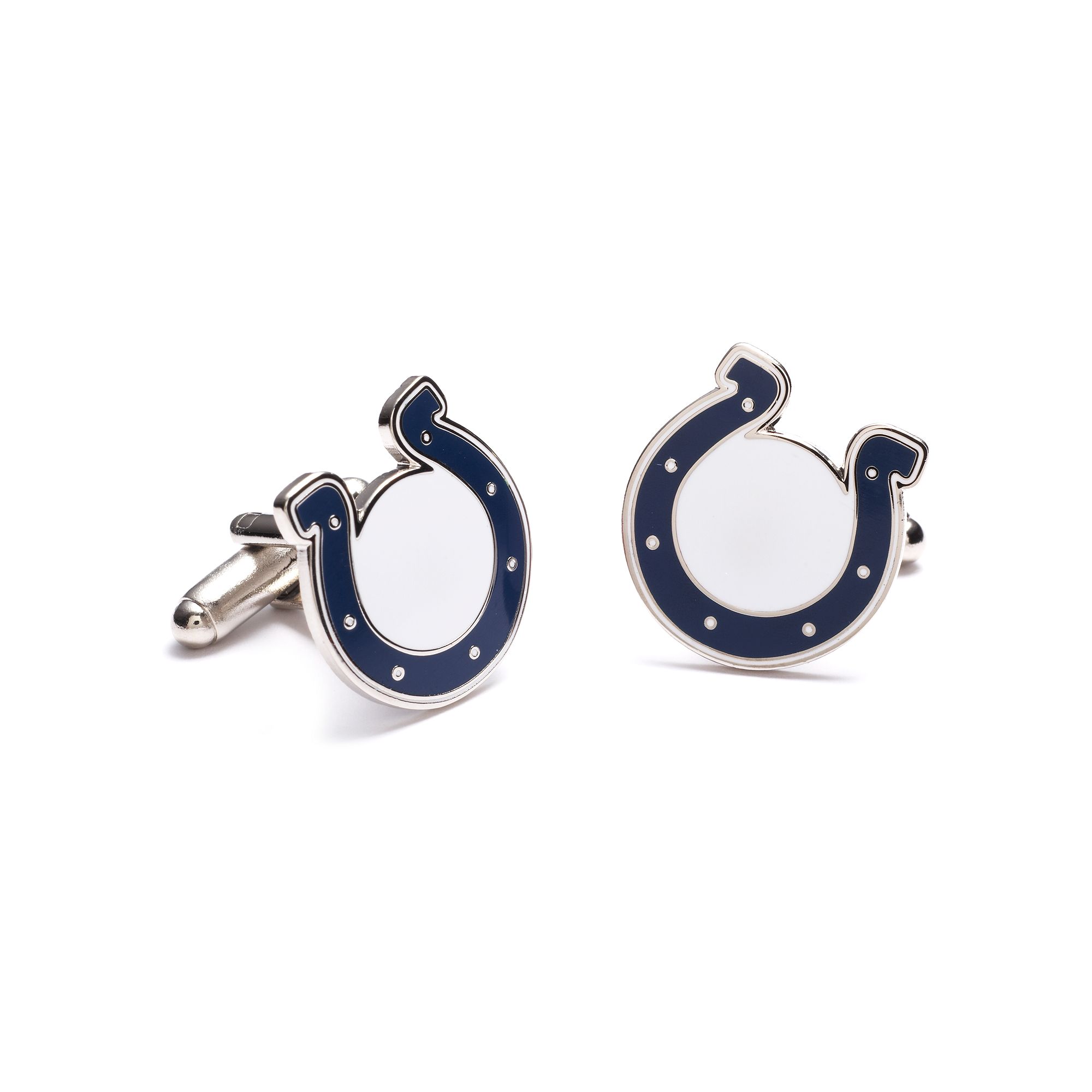 Indianapolis Colts Cuff Links, White Blue