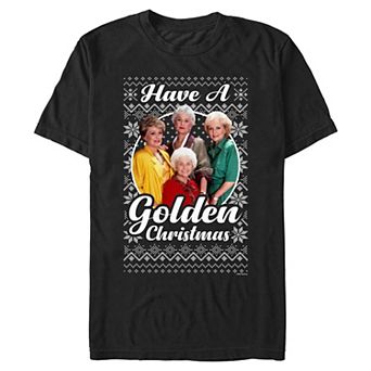 Men's Golden Girls Have A Golden Christmas Graphic Tee