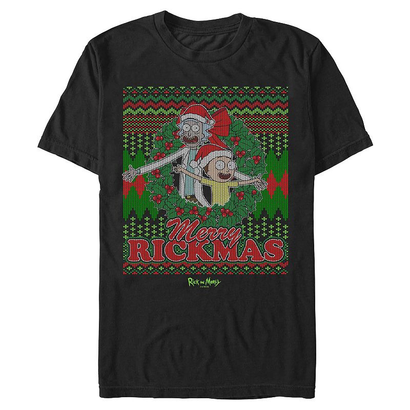 Men's Merry Rickmas Graphic Tee, 