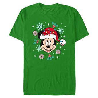 Men's Disney's Mickey Mouse Christmas Graphic Tee
