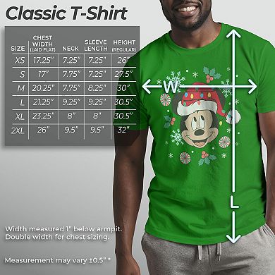 Men's Disney's Mickey Mouse Christmas Graphic Tee