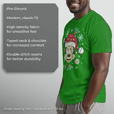 Men's Disney's Mickey Mouse Christmas Graphic Tee