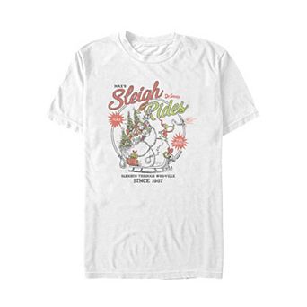 Men's Dr. Seuss The Grinch Sleigh Rides Graphic Tee