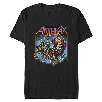 Men's Anthrax Santa Is Coming Graphic Tee