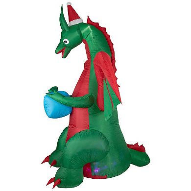Northlight 6' Inflatable LED Lighted Dragon Outdoor Decor