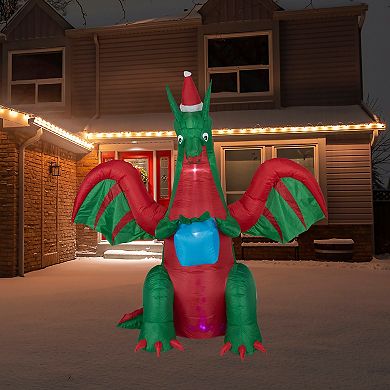 Northlight 6' Inflatable LED Lighted Dragon Outdoor Decor
