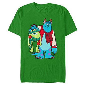Men's Disney / Pixar's Monster Inc. Mike & Sully Christmas Style Graphic Tee