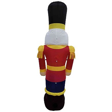 Northlight Lighted Inflatable Nutcracker Soldier Outdoor Decoration - 6.25 Feet