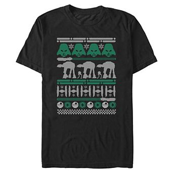 Men's Star Wars Dark Side Ugly Sweater Graphic Tee