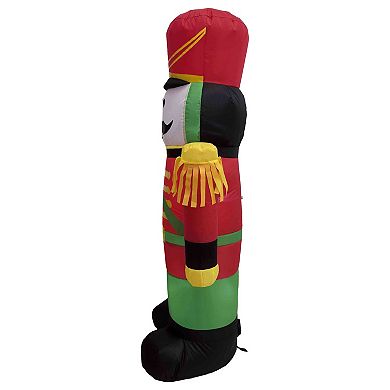 Northlight LED Lighted Inflatable Soldier Nutcracker Outdoor Decoration - 4.25 Feet