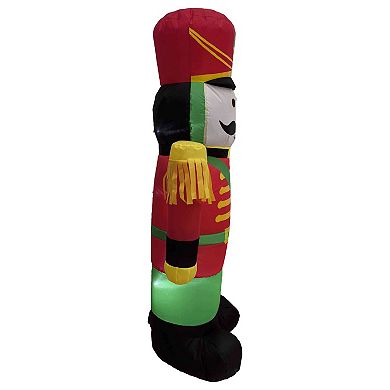 Northlight LED Lighted Inflatable Soldier Nutcracker Outdoor Decoration - 4.25 Feet