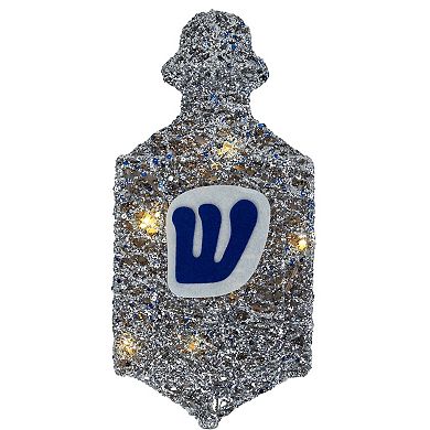 Northlight LED Lighted Dreidel Outdoor Pathway Markers - Set of 4 - 10.75 Inches
