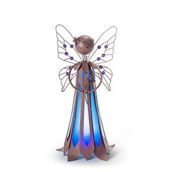 Gerson Solar Fairy LED Statue Outdoor Decor