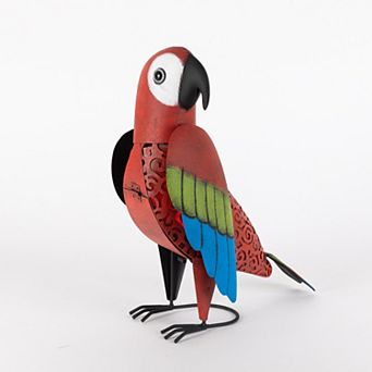 Gerson Solar Parrot LED Statue Outdoor Decor