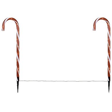 Northlight Candy Cane 8 Function Outdoor Pathway Markers 8-pk.
