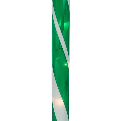 Northlight Lighted Candy Cane Outdoor Decor Pathway Markers - 28 Inches - Set of 6
