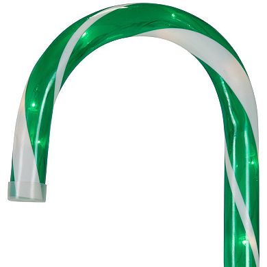 Northlight Lighted Outdoor Candy Cane Pathway Markers Set of 6 - 28 inches