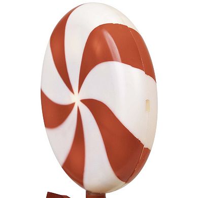Northlight Lighted Peppermint Candy Outdoor Pathway Markers - 16 Inches - Set of 3