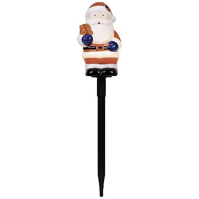 Northlight Lighted Santa Claus Pathway Markers Outdoor Decor 16-Inch 4-Pk.