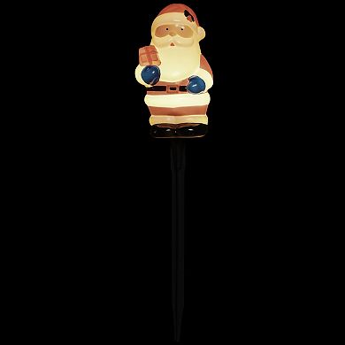 Northlight Lighted Santa Claus Pathway Markers Outdoor Decor 16-Inch 4-Pk.