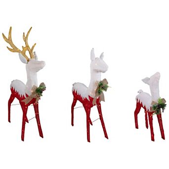 Northlight Lighted Reindeer Family Outdoor Decoration Set of 3 - 52.5 inches