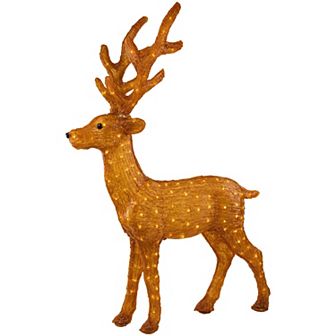 Northlight LED Lighted Acrylic Reindeer Outdoor Christmas Decoration 46 in