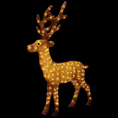 Northlight LED Lighted Acrylic Reindeer Outdoor Christmas Decoration 46 Inches