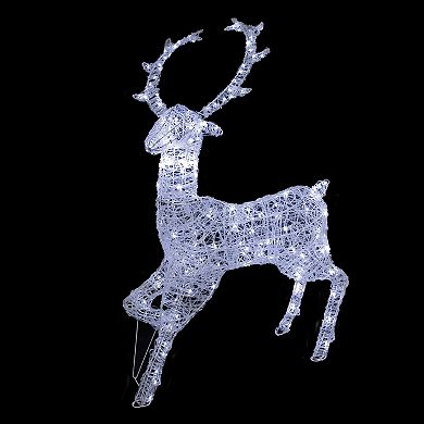 Northlight Commercial Grade Acrylic Reindeer Outdoor Decoration - 46.5 Inches