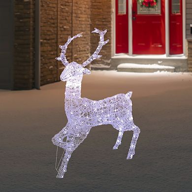 Northlight Commercial Grade Acrylic Reindeer Outdoor Decoration - 46.5 Inches