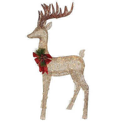 Northlight 48-inch Pre-Lit LED Deer Outdoor Christmas Decoration