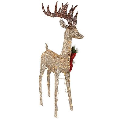Northlight 48-inch Pre-Lit LED Deer Outdoor Christmas Decoration