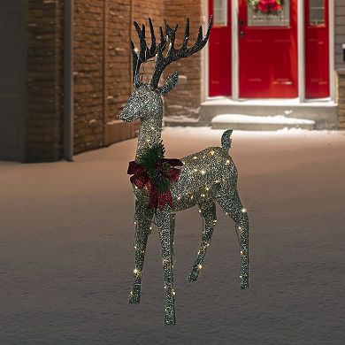 Northlight 48-inch Pre-Lit LED Deer Outdoor Christmas Decoration