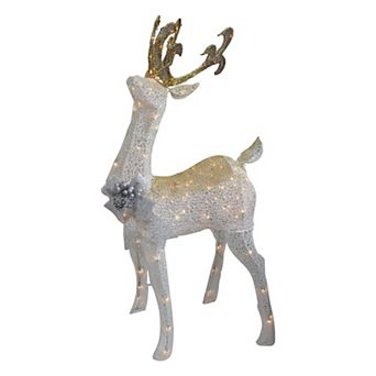 Northlight Lighted Standing Buck Outdoor Christmas Decoration - 48 in